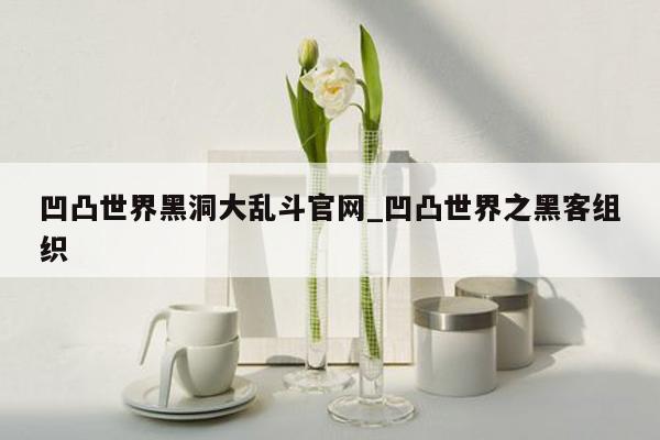 凹凸世界黑洞大乱斗官网_凹凸世界之黑客组织