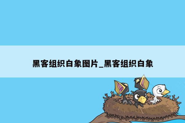 黑客组织白象图片_黑客组织白象