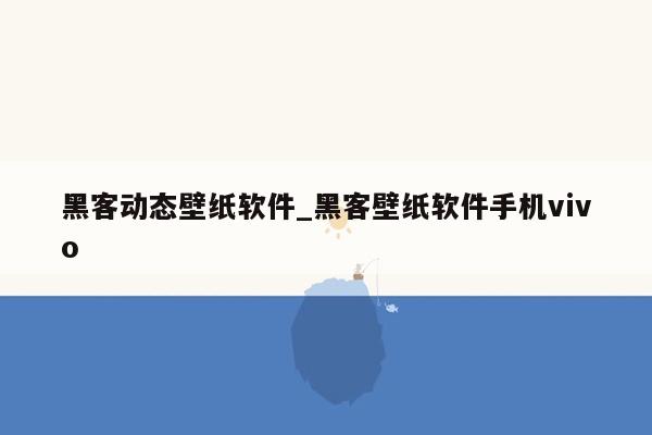 黑客动态壁纸软件_黑客壁纸软件手机vivo