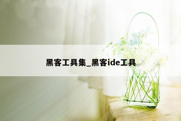 黑客工具集_黑客ide工具